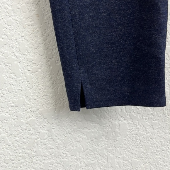 Theory Skinny Legging Double Knit Slit Hem Pants - Picture 4 of 10